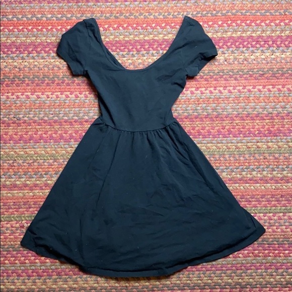 CRISS CROSS BACK SKATER DRESS - Picture 1 of 4